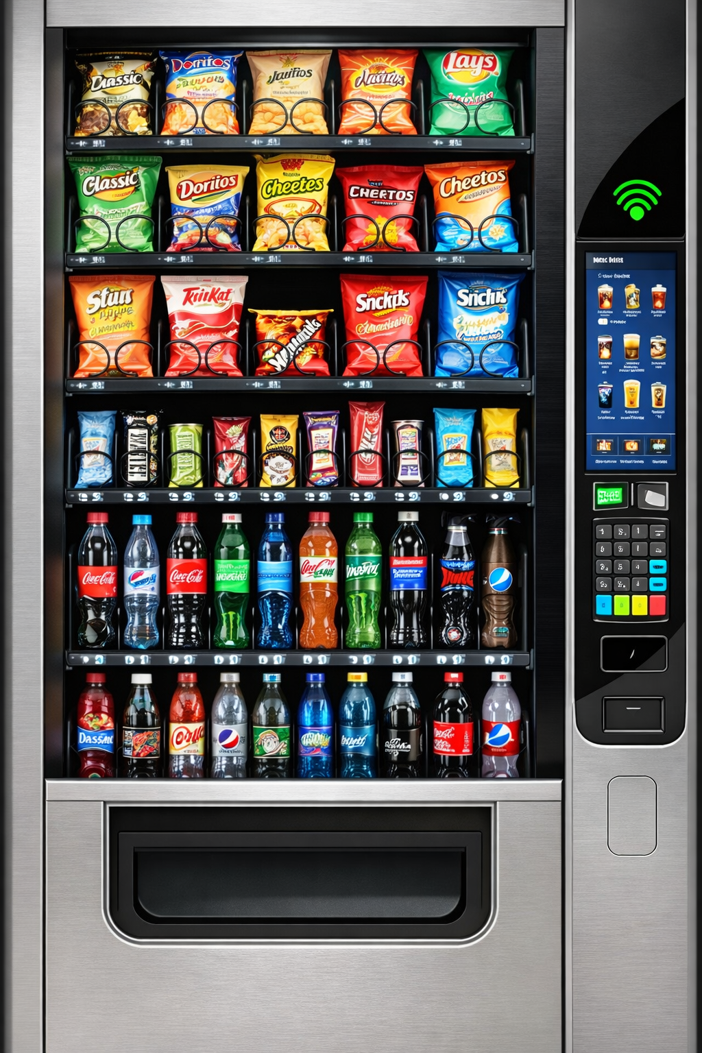 vending machine in an office lounge