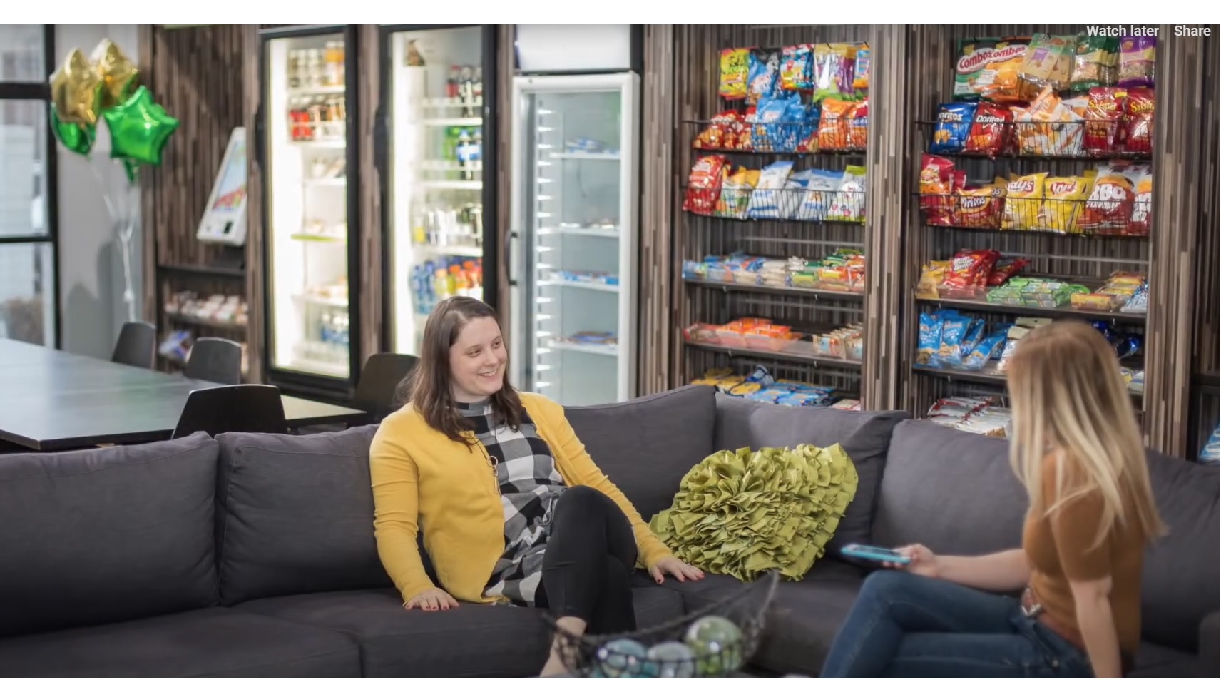 breakroom with micro market