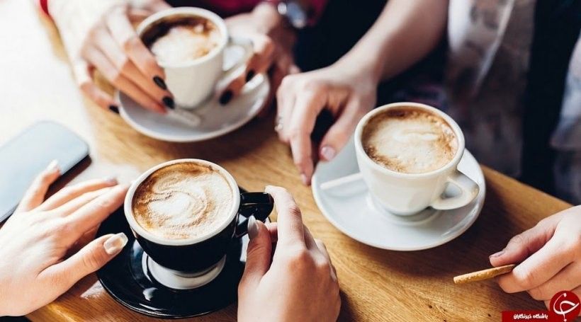 coffee with people hands