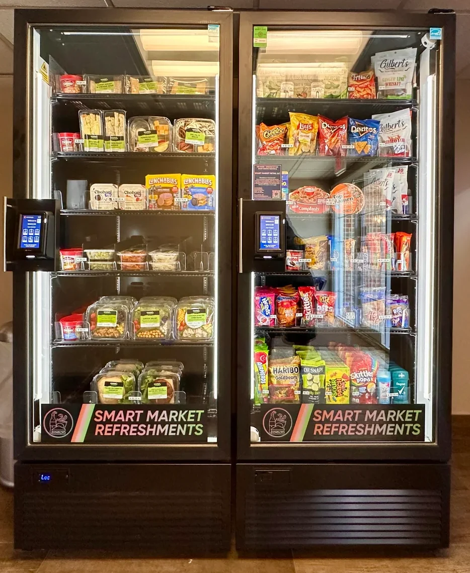 new vending machine stocked