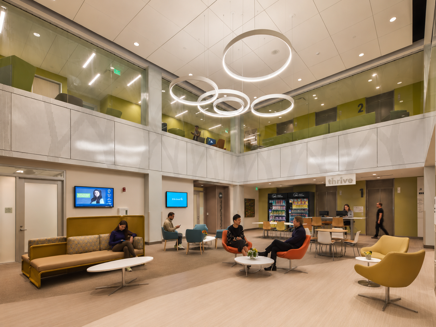 micro market Alliance TX workplace breakroom with coolers