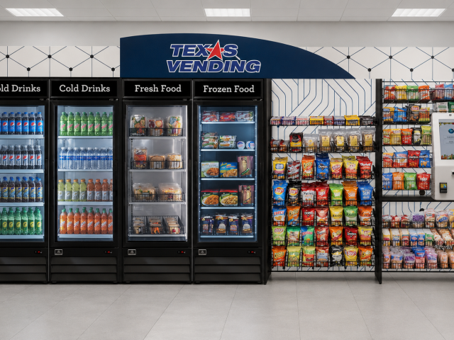 micro market for Alliance TX warehouse employees with cashless payment