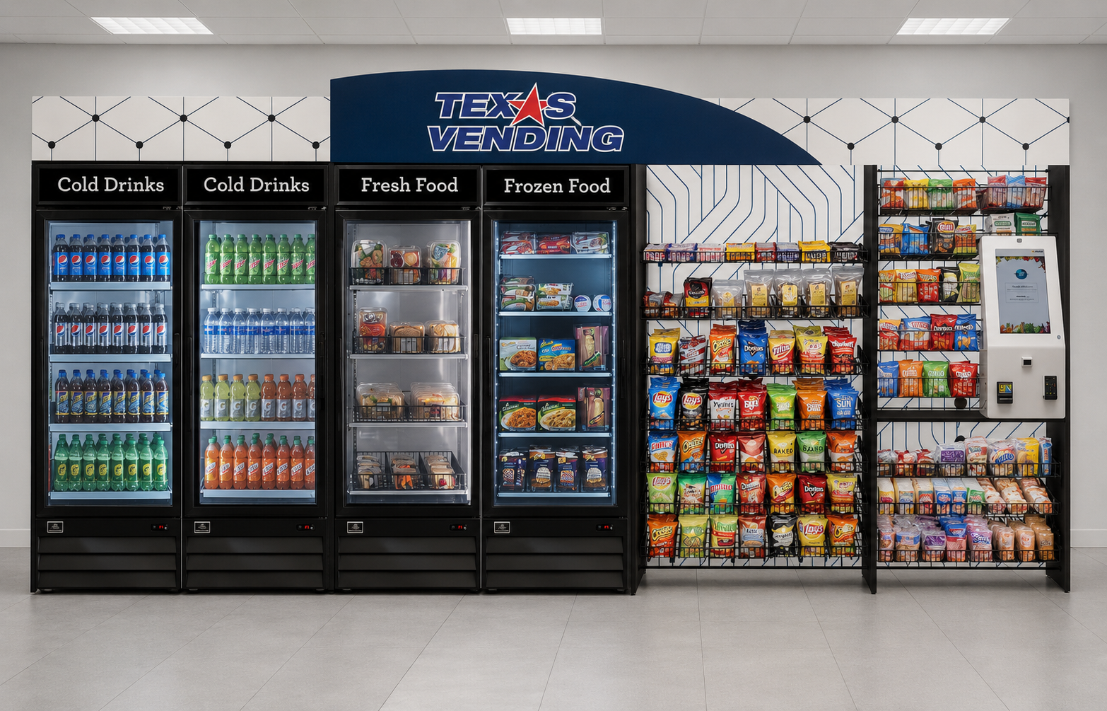 micro market for Alliance TX warehouse employees with cashless payment