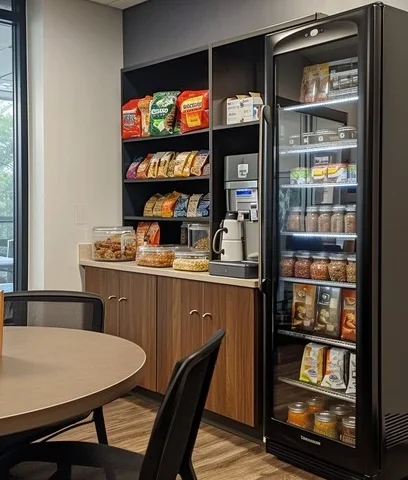 snacks at the breakroom