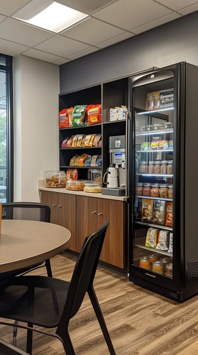 snacks at the breakroom