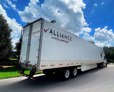 Alliance logistics facility serving truck drivers contractors and visitors