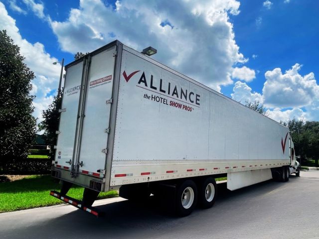 Alliance logistics facility serving truck drivers contractors and visitors