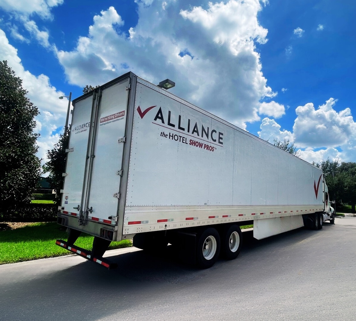 Alliance logistics facility serving truck drivers contractors and visitors