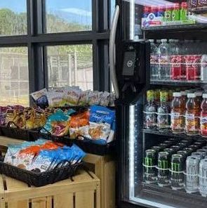 Texas Vending micro market installed inside a McKinney office break room.