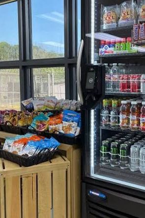 Texas Vending micro market installed inside a McKinney office break room.