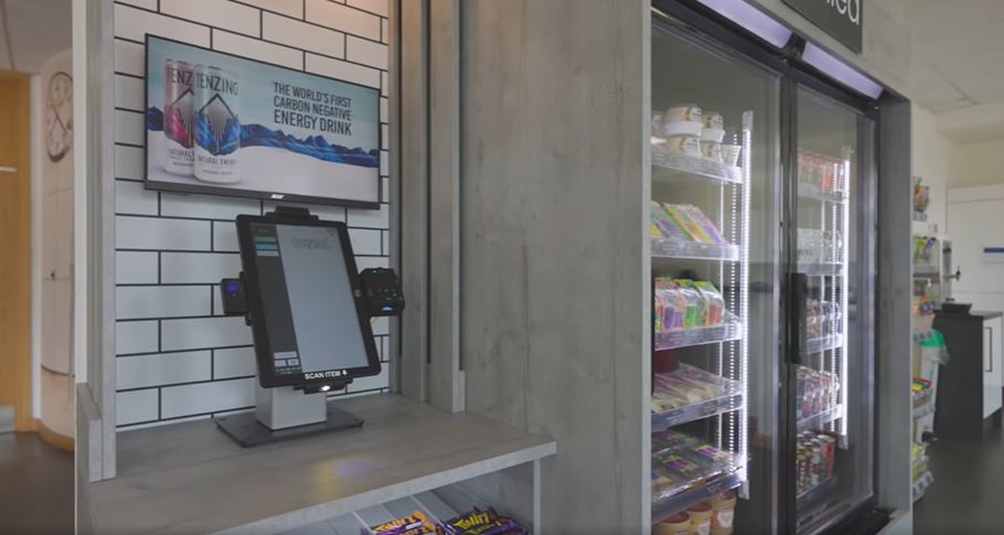 modern micro market set up