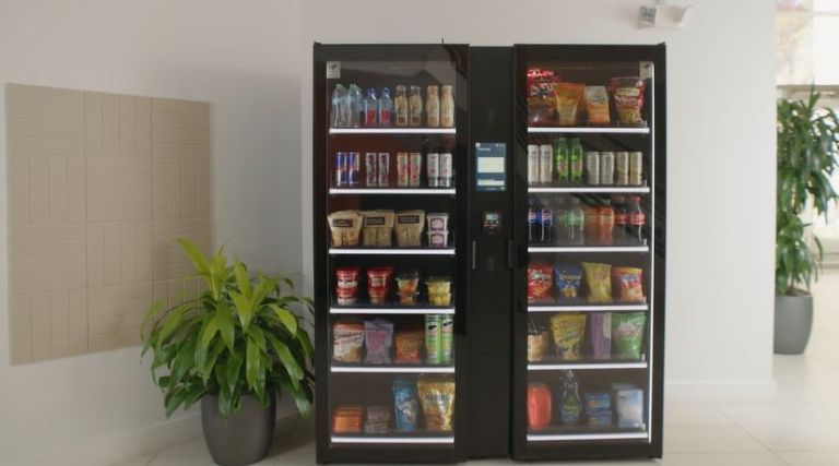 smart cooler by Texas Vending