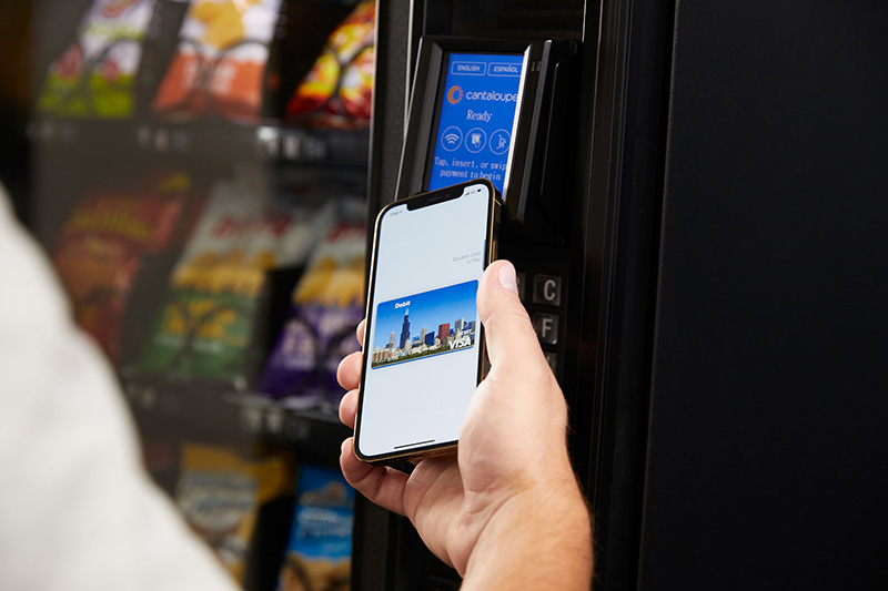 mobile pay to smart cooler