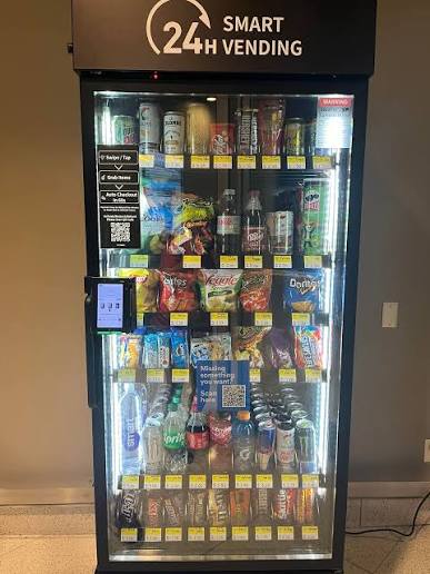 stocked smart cooler vending