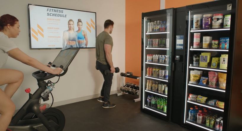 smart coolers at gyms