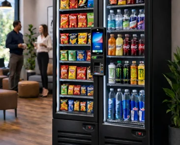 traditional cashless vending machine