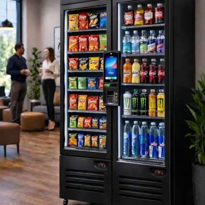 traditional cashless vending machine