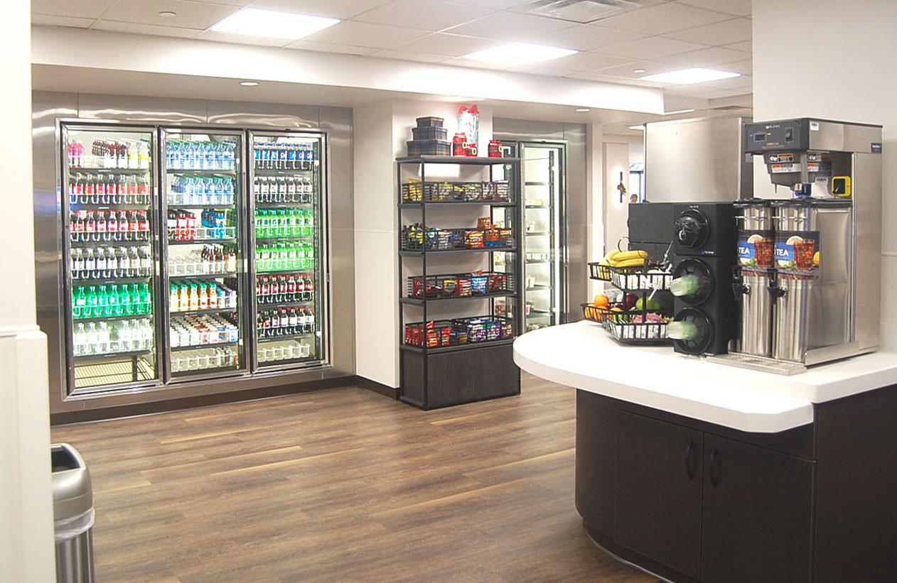 pantry at a Dallas hospital