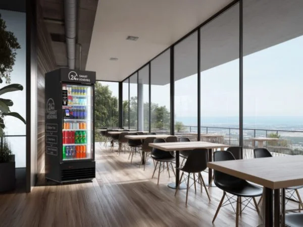 smart cooler, Lewisville free vending installation