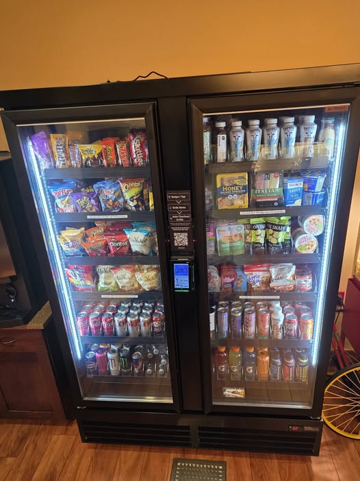 Smart cooler with free placement and installation from a Dallas vending machine company