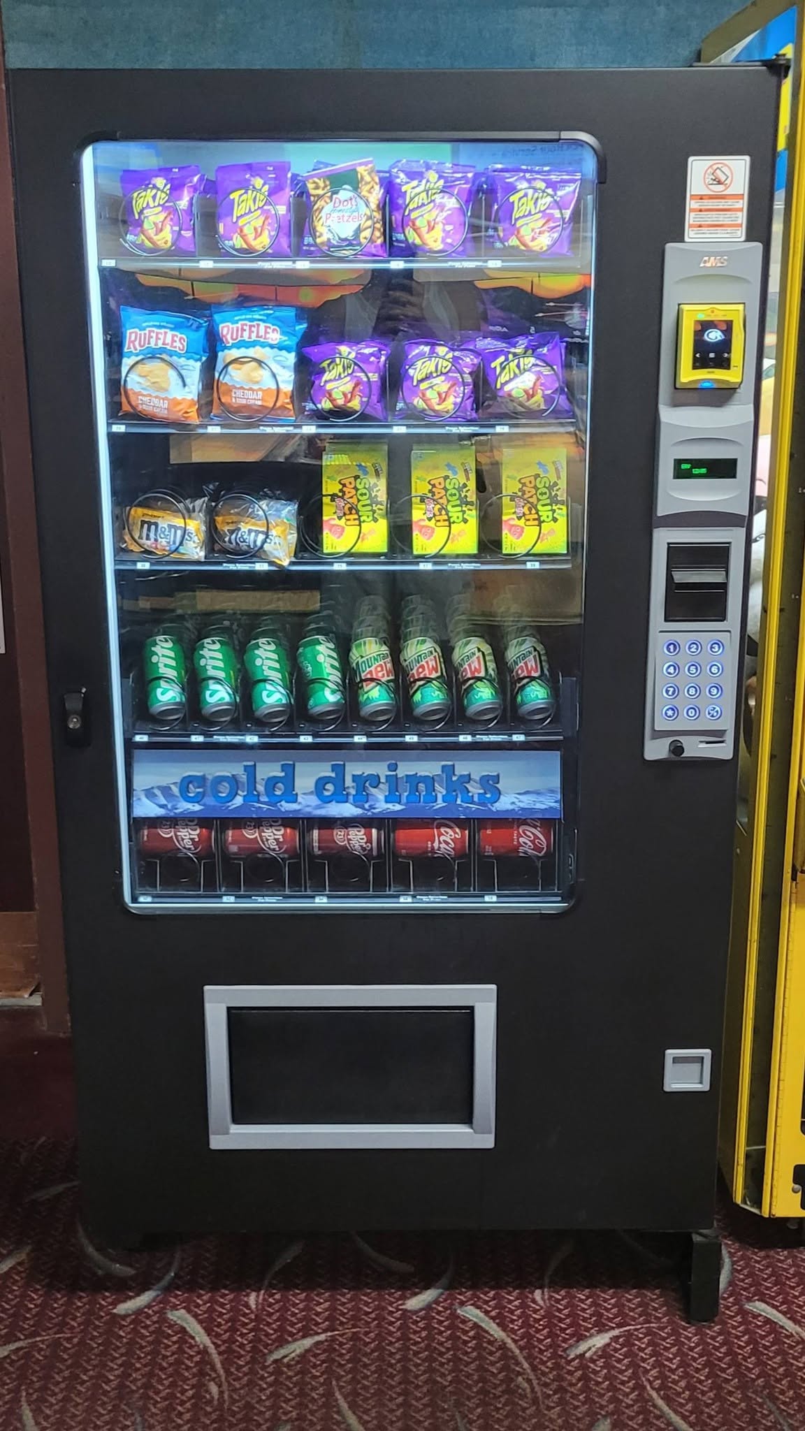 Vending machine from one of the top vending companies in Dallas Texas