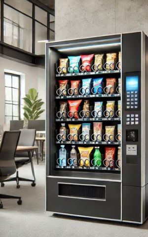 vending machine in a break room